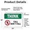 Signmission Safety Culture Sign, 24 in Width, Vinyl Decal, Rectangle OS-2PACK-TS-D-1824-L-11797 - alternate 2